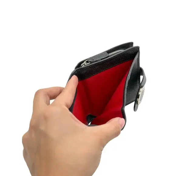 KT033: Bvlgari Black Leather Bi-Fold Wallet*COA - Picture 9 of 10